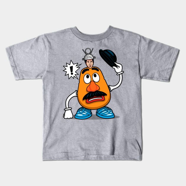 Mr. Spudnik! Kids T-Shirt by Raffiti